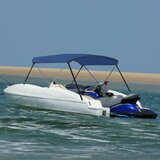 vidaXL Bimini tenda z 2 lokoma mornarsko modra 180x150x110 cm, (20770254) Cene