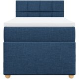  Krevet s oprugama i madracem plavi 80x200 cm od tkanine | shoptok.hr