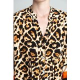 Estee Brown Beige loose leopard print dress | shoptok.hr