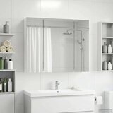  Kopalniška ogledalna omara Bela 60 x 14,5 x 50 cm, (5000233043) | Shoptok.si