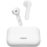 Streetz True Wireless Stereo Slušalice s Kućištem za Punjenje, Polu-In-Ear, Bluetooth 5, Mat Bijele | shoptok.hr