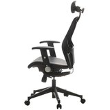MID.YOU Vrtljiv Stol Air-port, Črna | Shoptok.si