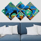 Wallity slika 4MDF163361375, 60x115 cm, 4 dela | ePonuda.com