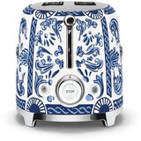 Smeg TSF01DGBEU 2-Sljitski toster Dolce & Gabbana Blu Mediterraneo | shoptok.hr