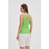 Marisse Green Ribbed Top | ePonuda.com