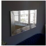 Hanah home Stensko ogledalo Mavon (Srebrna) | Shoptok.si