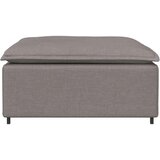  Modularni kavč s podnožjem, sivo-rjav 100x100x48 cm, (5000138242) | Shoptok.si