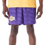 New Era Los Angeles Lakers All Over Print Graphic Purple kratke hlače | Shoptok.si