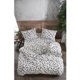 Mila Home Bela/siva posteljnina za zakonsko posteljo/podaljšana z rjuho/4-delna 200x220 cm Modern – | Shoptok.si