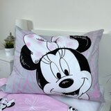 Jerry Fabrics Ružičasta/siva pamučna dječja posteljina za krevet za jednu osobu 140x200 cm Minnie Beautiful – | shoptok.hr