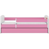 MID.YOU Dječji krevet Dreamy Bambi 160x80 sa madracem s ladicom Rozičasta | shoptok.hr