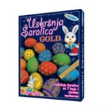  Set boja za uskršnja jaja 7/1 + zlatni marker-šaralica + postolje-kartonski zec 4/1 | ePonuda.com