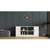  Komoda s ladicama 139x61,8x46,3 cm Hrast-Crna | Eponuda.ba