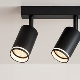  Stropno spot svetlo PIPE 2xGU10/10W/230V crna | Eponuda.com