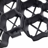  Rešetke za travu 16 kom crne 60 x 40 x 3 cm plastične | shoptok.hr