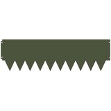  Ograda oko Travnjaka 20 pcs 103 x 30 cm metal Maslinastozelena | Eponuda.com