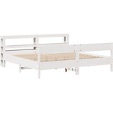  Okvir kreveta bez madraca bijeli 200x200 cm od masivne borovine | shoptok.hr