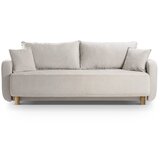Micadoni Bež sklopiva/s prostorom za odlaganje sofa 231 cm Elen – | shoptok.hr