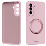 Chameleon Gumiran magnetni ovitek s stojalom (TPU Ring) za Samsung Galaxy A57 5G, roza Cene