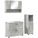  Set namještaja za kupaonicu 3 kom. Betonski sivi | shoptok.hr