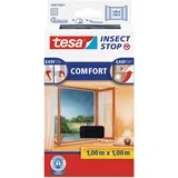 mreža proti mrčesu comfort (za okna, 1 x 1 m, črne barve)