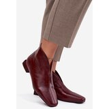 Boto Women's ankle boots with delicate heel Bordeaux Elvienne | shoptok.hr