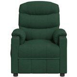 vidaXL Masažni stol temno zeleno blago, (20920498) | Shoptok.si
