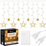  Zvjezdana zavjesa sa 138 LED dioda - Toplo Bijela | shoptok.hr
