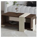 Hanah home Sto za dnevnu sobu Meleni Travertine Walnut | Eponuda.com