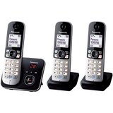 Panasonic KX-TG6823GB crna brezžicna z telefonija odzivnikom | Shoptok.si