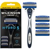 Wilkinson Hydro5 brijač + zamjenske britvice 4 kom 1 kom | shoptok.hr