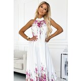 numoco basic Pleated satin maxi dress Numoco | Shoptok.si