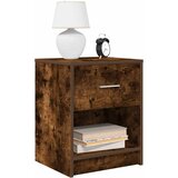  Noćni ormarići 2 kom s ladicama dimljeni hrast 40x34x50 cm | shoptok.hr