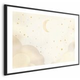  Plakat - Starry Night 90x60 Crni okvir s margom | shoptok.hr