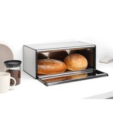 Brabantia Škatla za kruh z ravnim pokrovom - Matt Steel | Shoptok.si