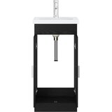  Kupaonski umivaonik s sudoperom Crni hrast 42 x 40 x 84,5 cm | Eponuda.ba