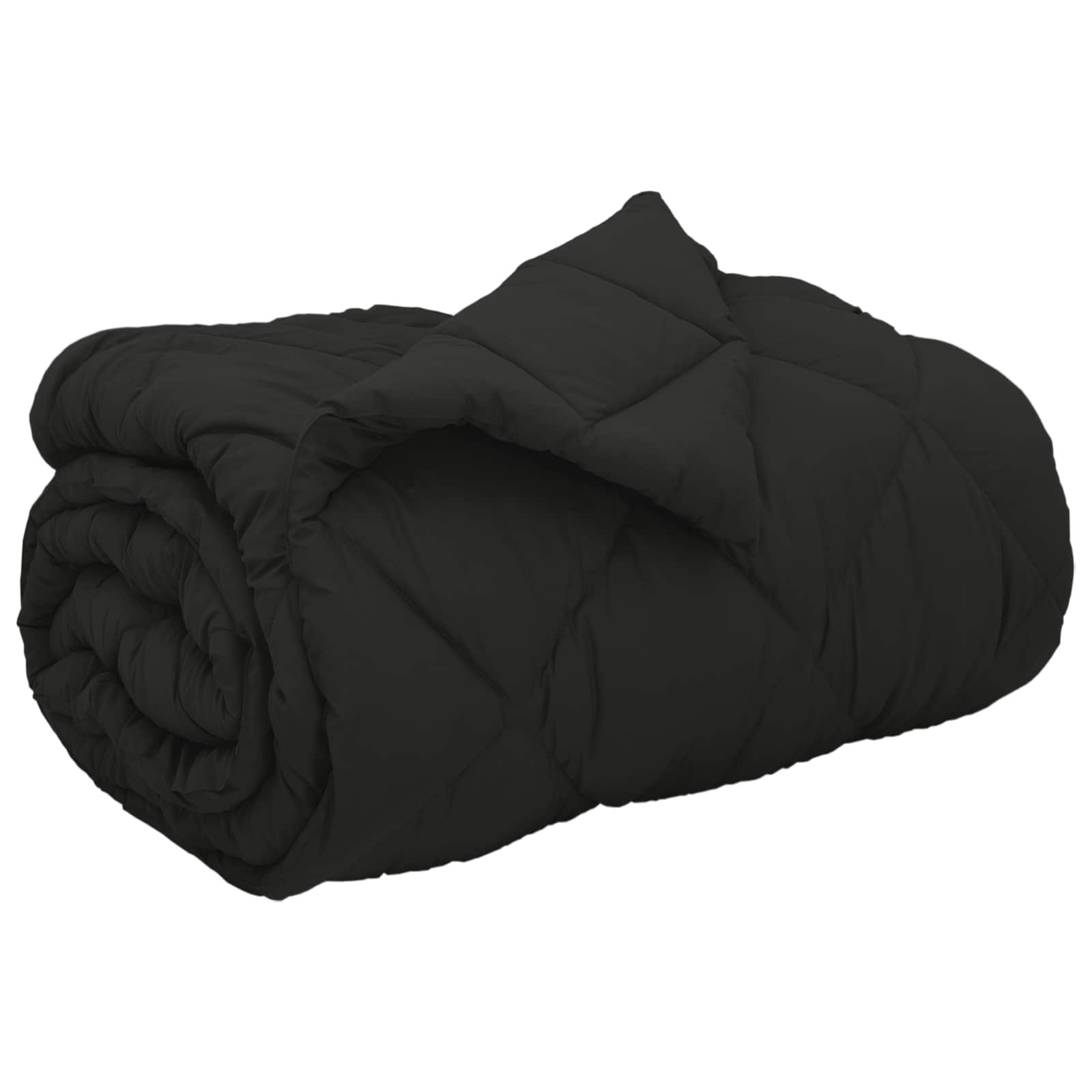 vidaXL Zimska posteljnina Črna 200 x 140 cm Mikrovlakna, (5000147323) Cene