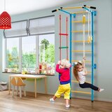 Otroška plezalna stena, plezalna lestev do 100 kg, dim. 107 x 83 x 223 cm | Shoptok.si