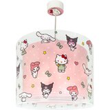 Dalber 41252 - Dečiji luster HELLO KITTY&FRIENDS 1xE27/15W/230V ružičasti | Eponuda.com