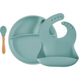 Minikoioi BLW II Aqua Green jedilni set | Shoptok.si