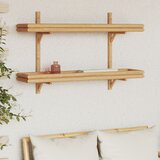 vidaXL Naravni bambus Bambus, Cinkana kovina Srednja | Shoptok.si