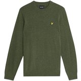 Lyle & Scott Puloverji Lambswool Blend Crew Neck Jump KN2114VC Zelena Cene