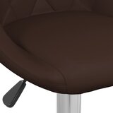  Barski stolci od umjetne kože 2 kom smeđi | shoptok.hr