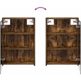  Kupaonski ormar s ogledalom Dimljeni hrast 43 x 16 x 62.5 cm | shoptok.hr