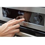 Gorenje GEIT6C60XPG indukcijski štednjak, 60 cm, 71 l, inox, 4 indukcijska zona | shoptok.hr