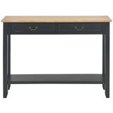  Konzolni stol crni 110 x 35 x 80 cm drveni | shoptok.hr