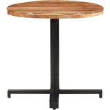 vidaXL bistro stol okrugli Ø 80 x 75 cm od masivnog bagremovog drva | shoptok.hr