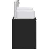  Set ormarića za kupaonicu 3 kom. Crna 53 x 35 x 63 cm | shoptok.hr