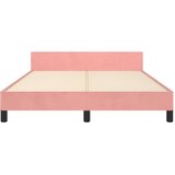  Okvir za krevet ružičasti 140 x 190 cm baršunasti | shoptok.hr