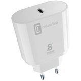 Cellular Line usb-c hi&scaron;ni polnilec 25W, bel, cene